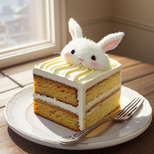 Whimsical Bakery Scene in Fantasy Art Style