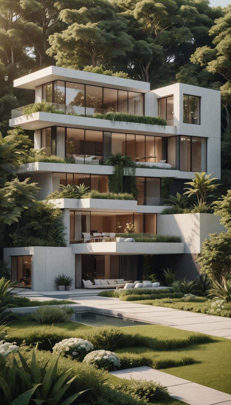 Luxurious Minimalist Architecture in 4K Resolution