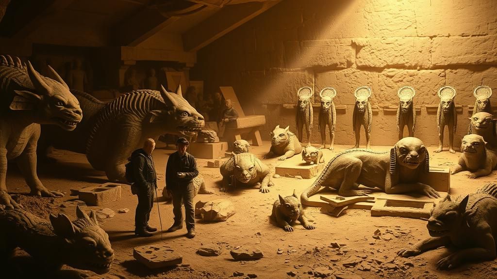 Archaeologists Discover Ancient City in Sepia Photograph