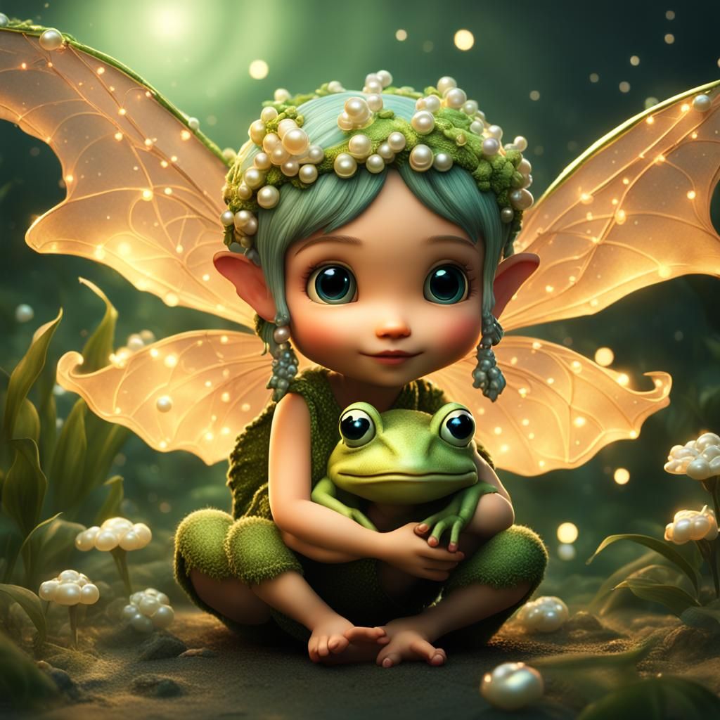 Fairy and Frog Dragon with Dynamic Lighting