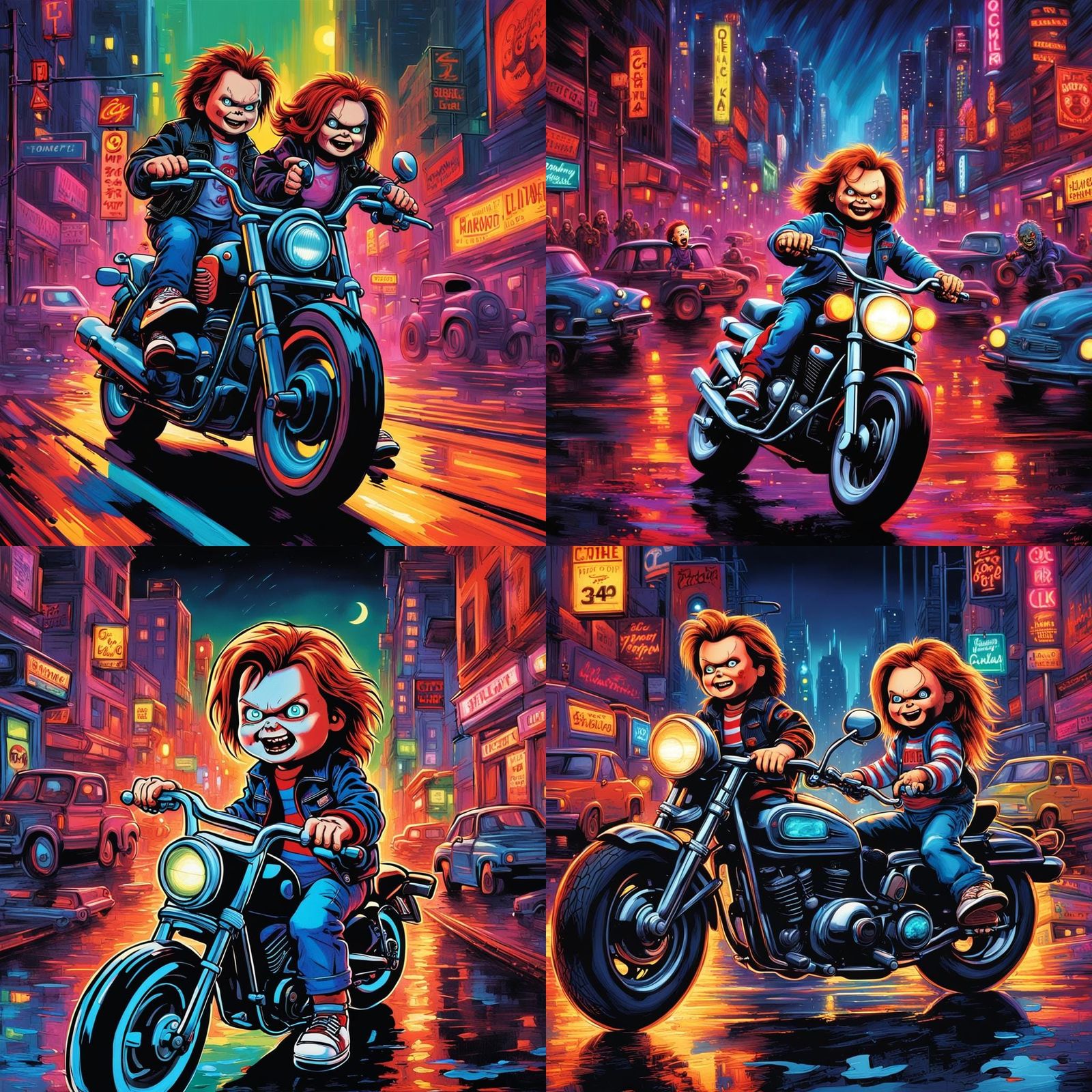 Chucky and Tiffany, the iconic horror movie couple, embark o...