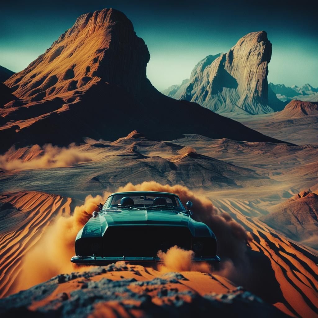 Cinematic Mental Symphony: Epic Film Still