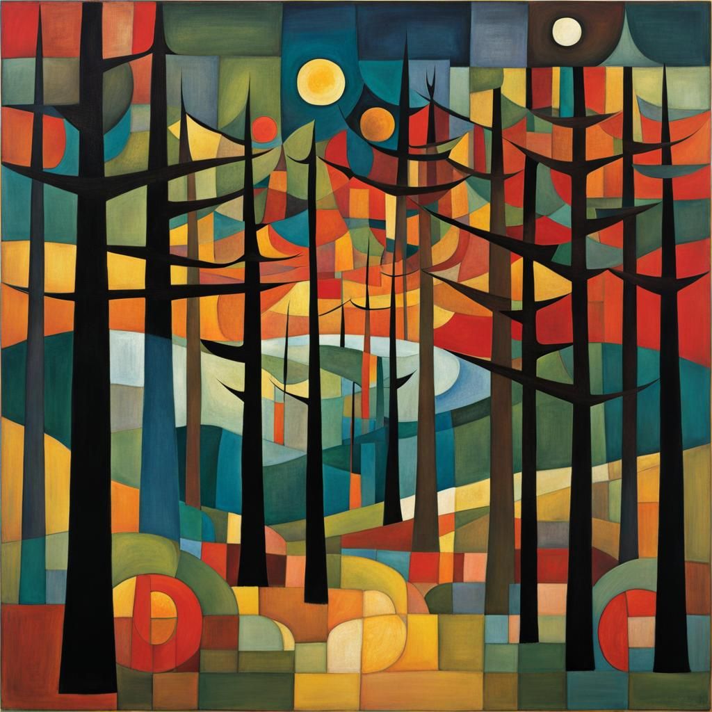 Eldritch Forest in Bauhaus Style