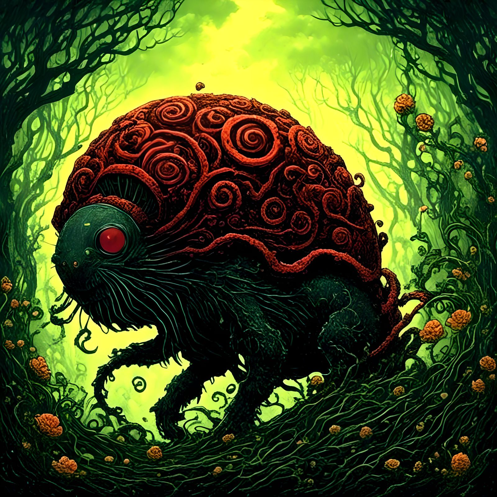 swamp thing <lora:Nightmare Engine:1.0> <lora:Cicada Song:1....