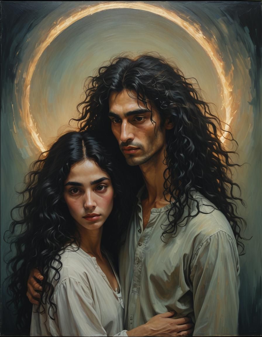 Tunisian Beauty Enveloped in a Mysterious Halo