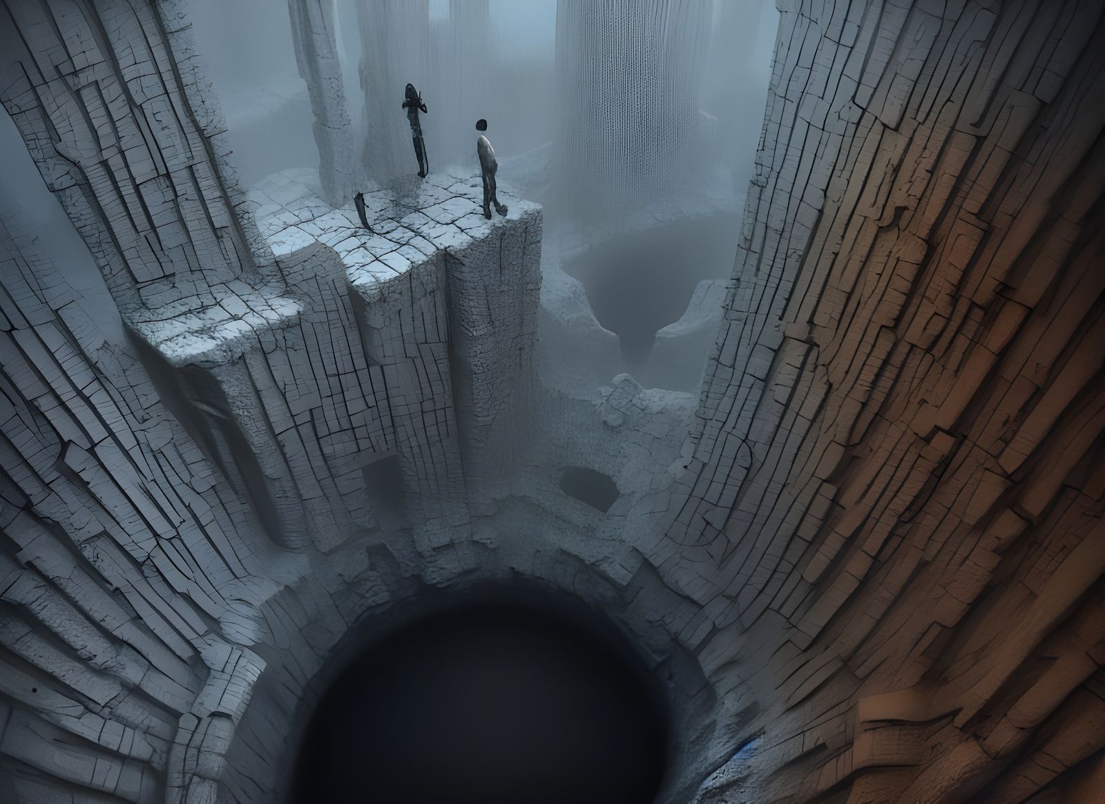 Deepest Hell Hole Landscape Concept Art