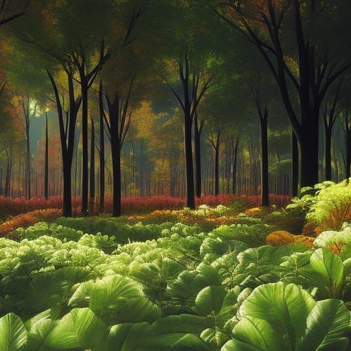 Psychedelic Dodecahedron in 3D Style