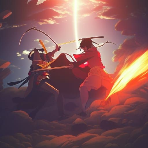 Samurai vs Demon: Anime Key Visual