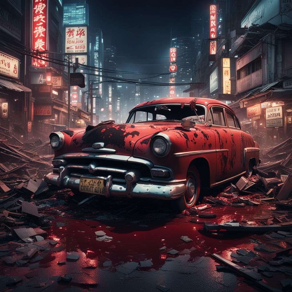 Tokyo Night Scene: Wreckage and Rockabilly