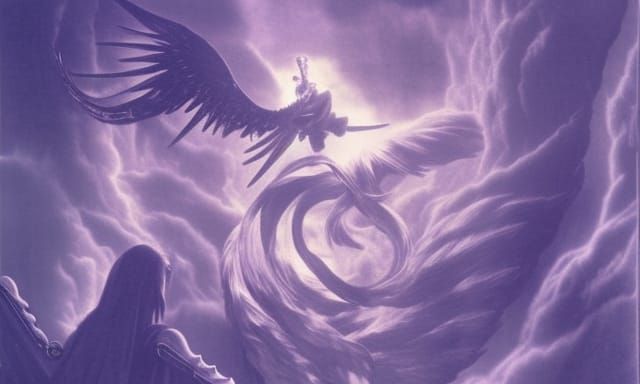 One Winged Angel: A Gothic Fantasy Illustration