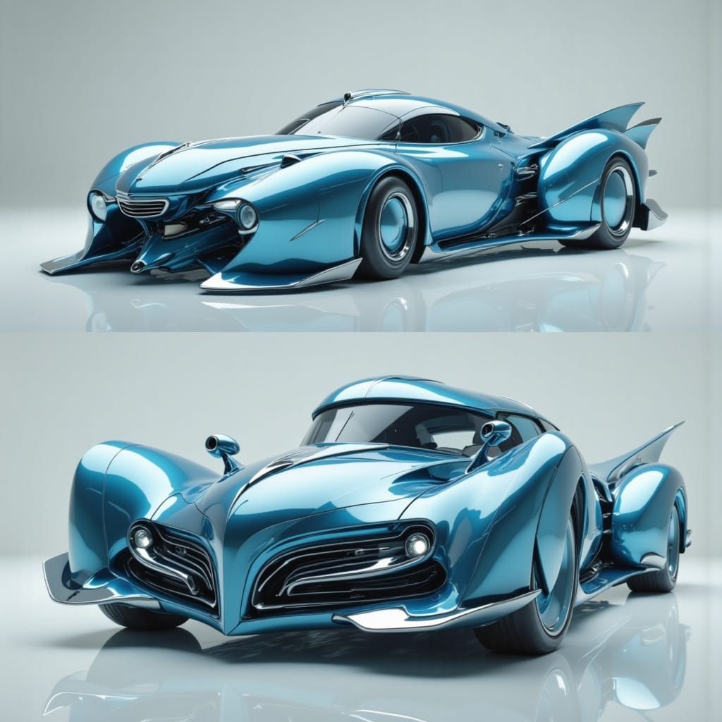 Retrofuturistic 70s Pickup Truck Concept