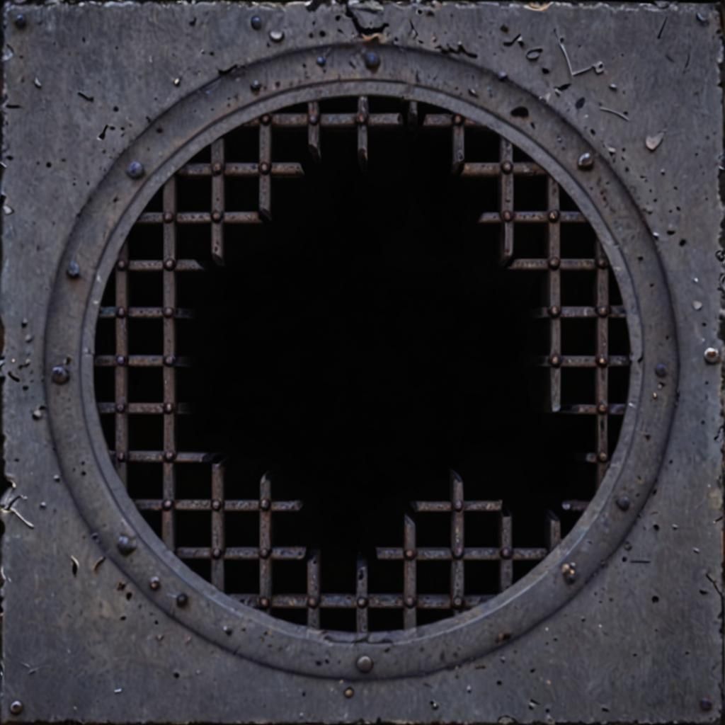 Twisted Metal Shards in Harsh Bokeh