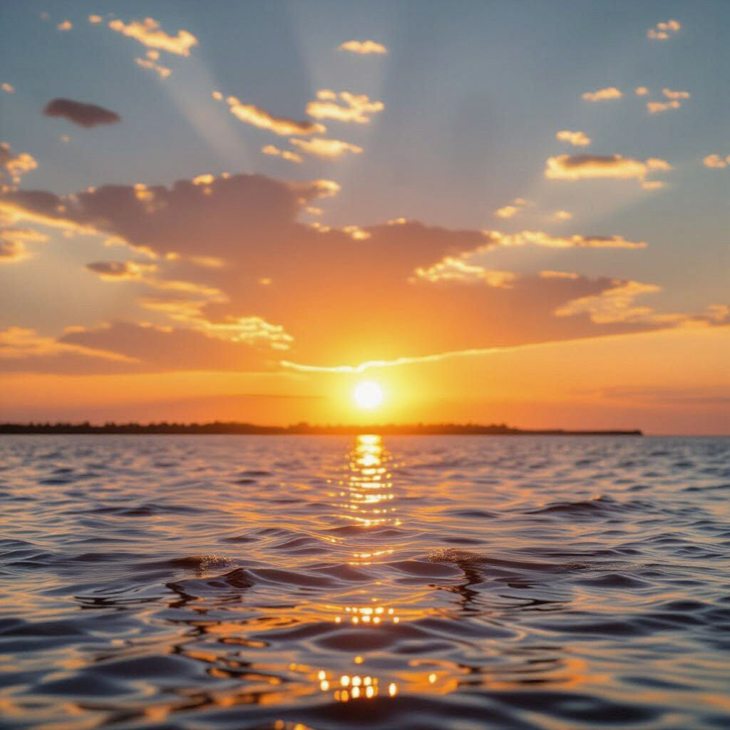 Florida Sunset with Pelicans in Flight