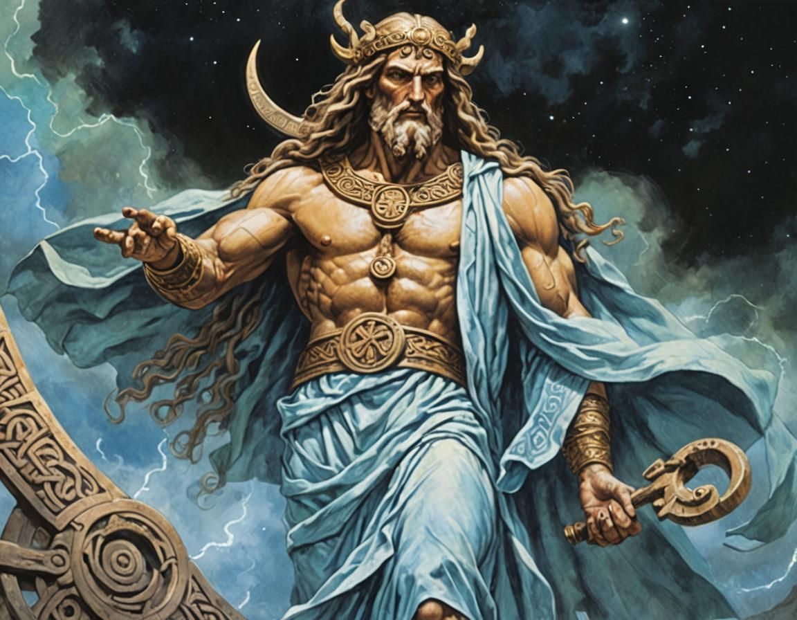 Taranis: Celtic God Depiction