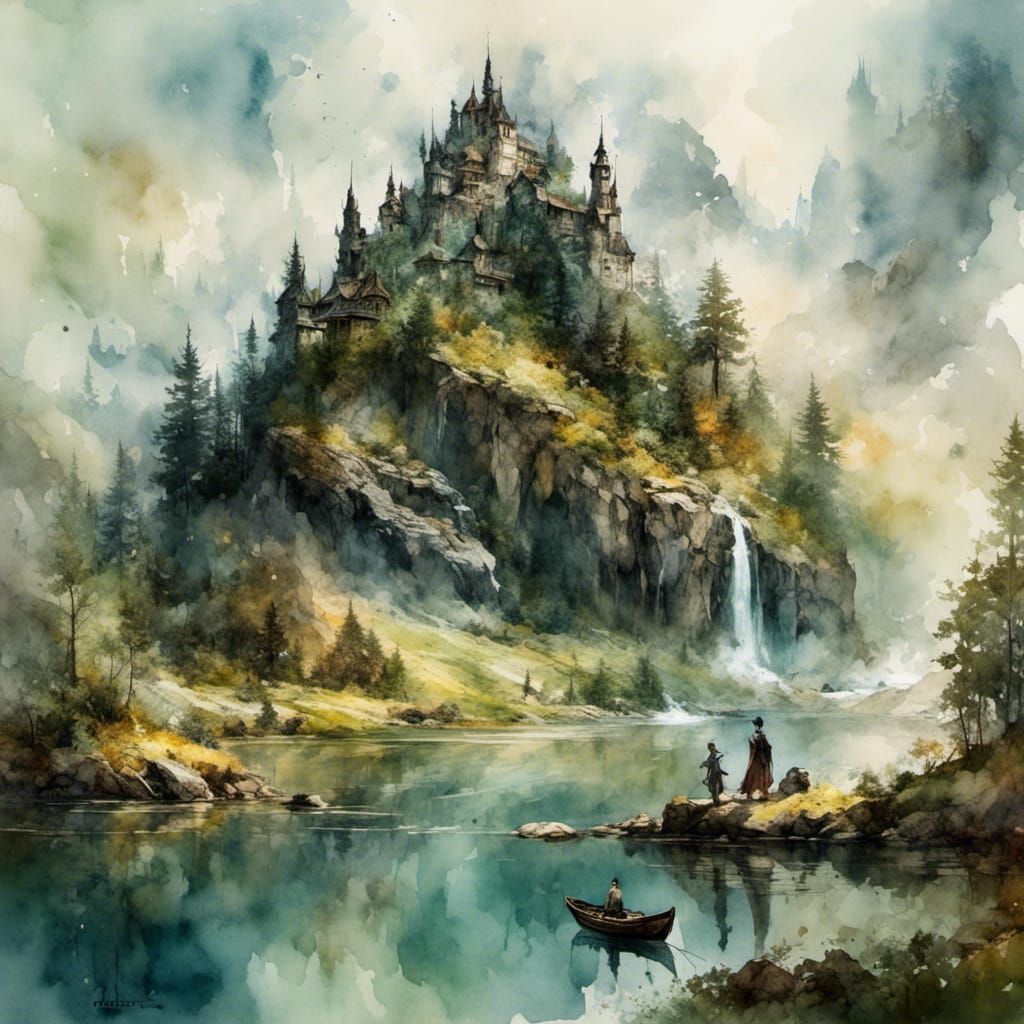 Serene and Mysterious Dreamscape