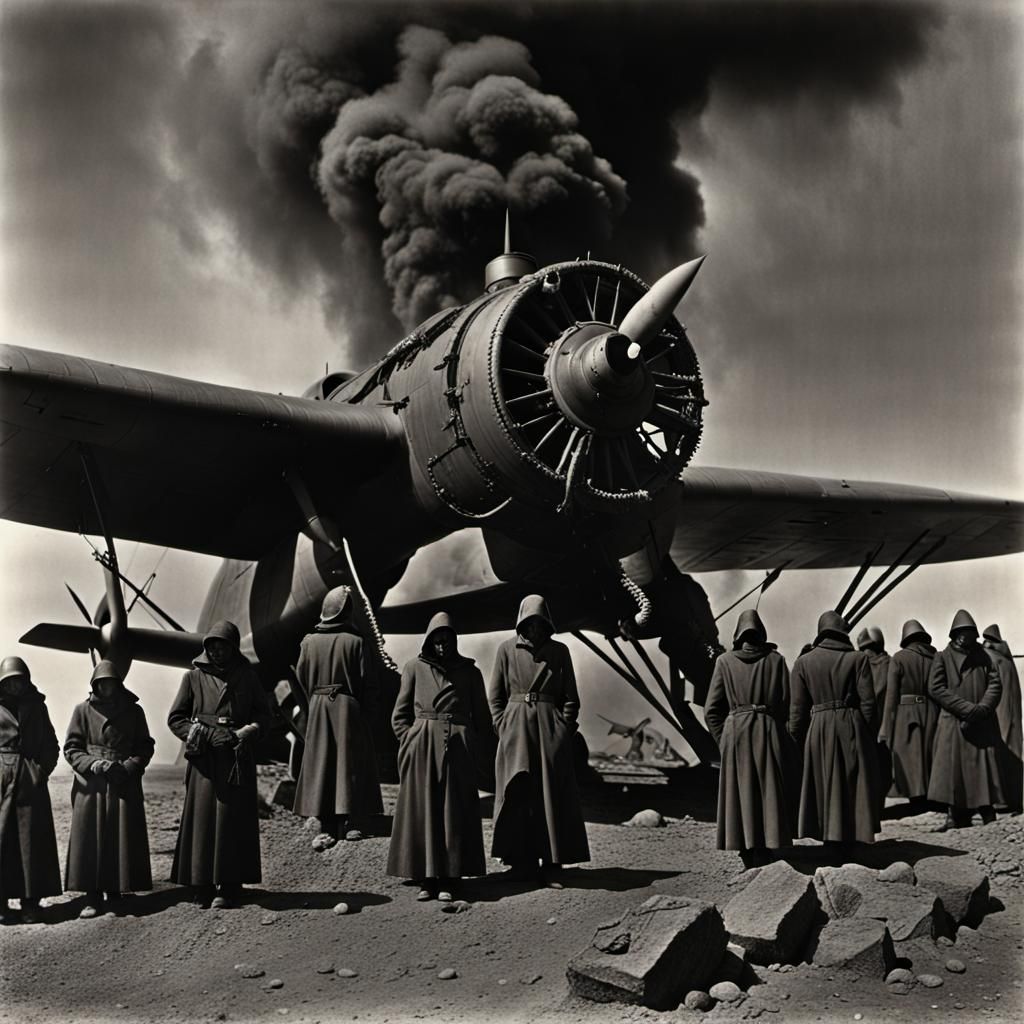 Grimdark Image in Photojournalistic Style