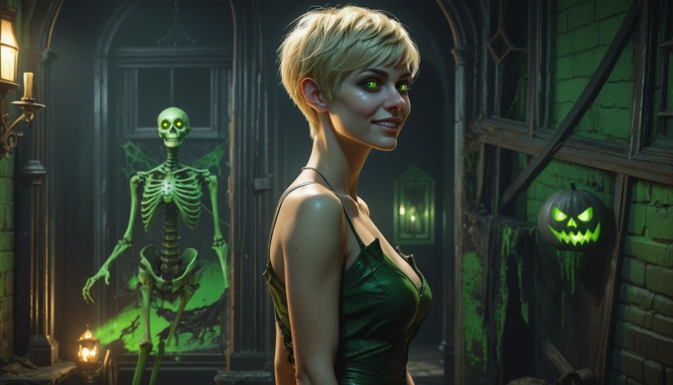 Haunted House Adventure with a Pixie Woman