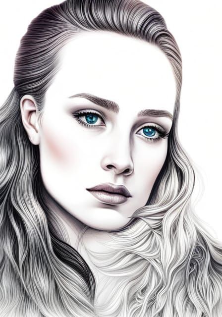 Holographic Astral Cosmic Illustration in Mixed Media