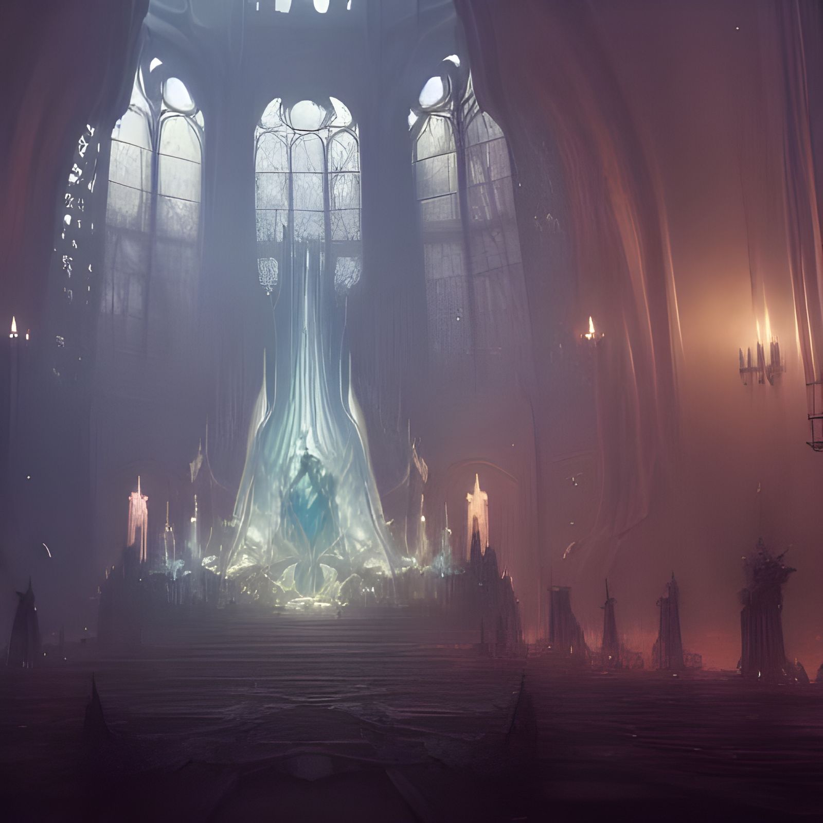 Glass Throne: Dark Fantasy Concept Art