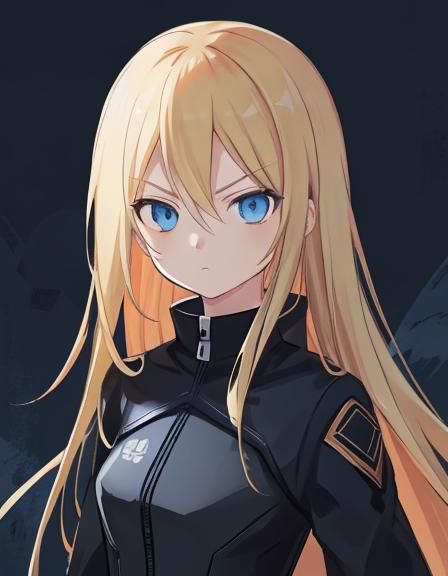 Anime Assassin Girl Portrait in Dynamic Lighting