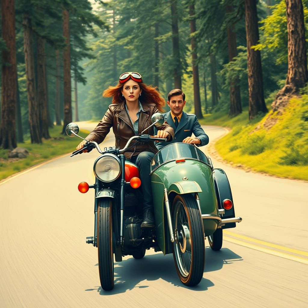 Vintage Motorcycle Sidecar Tour