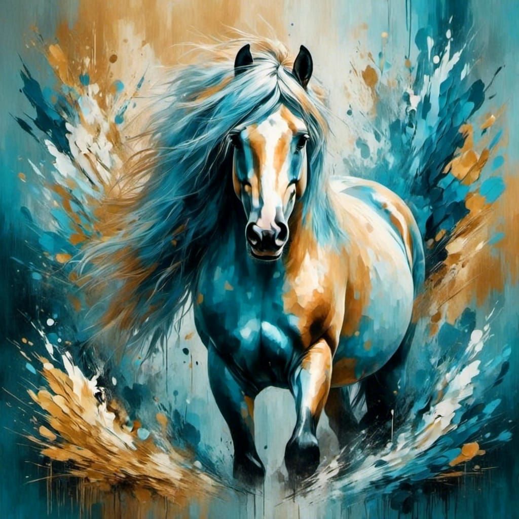 Mystical Figure Surrounded by Elemental Energy