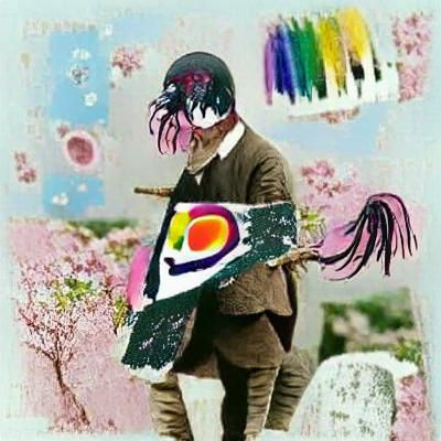 Magical Girl Transformation in Abstract Expressionism