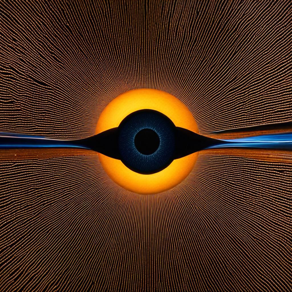 Stars Reflected in an Eye Pupil