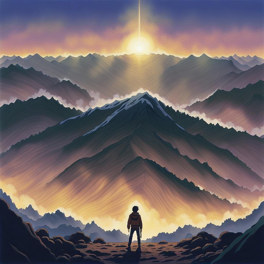 Anime Key Visual: Young Adventurer with Dragon Scale