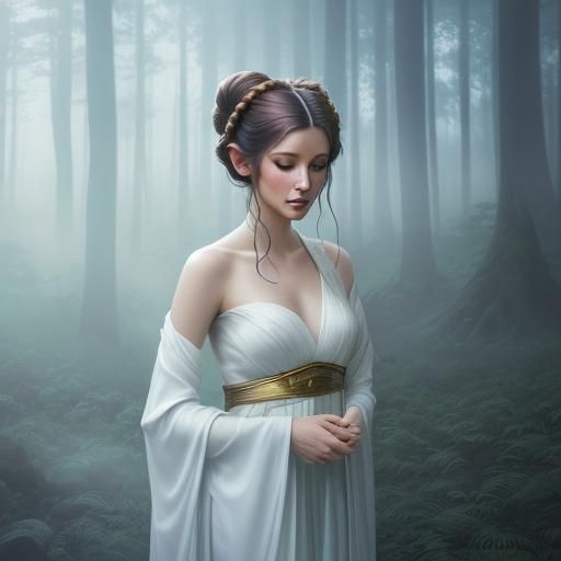 Princess Leia in Enchanted Forest