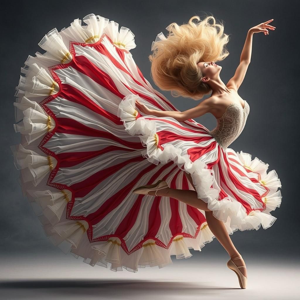 Art Deco Dancer in Motion