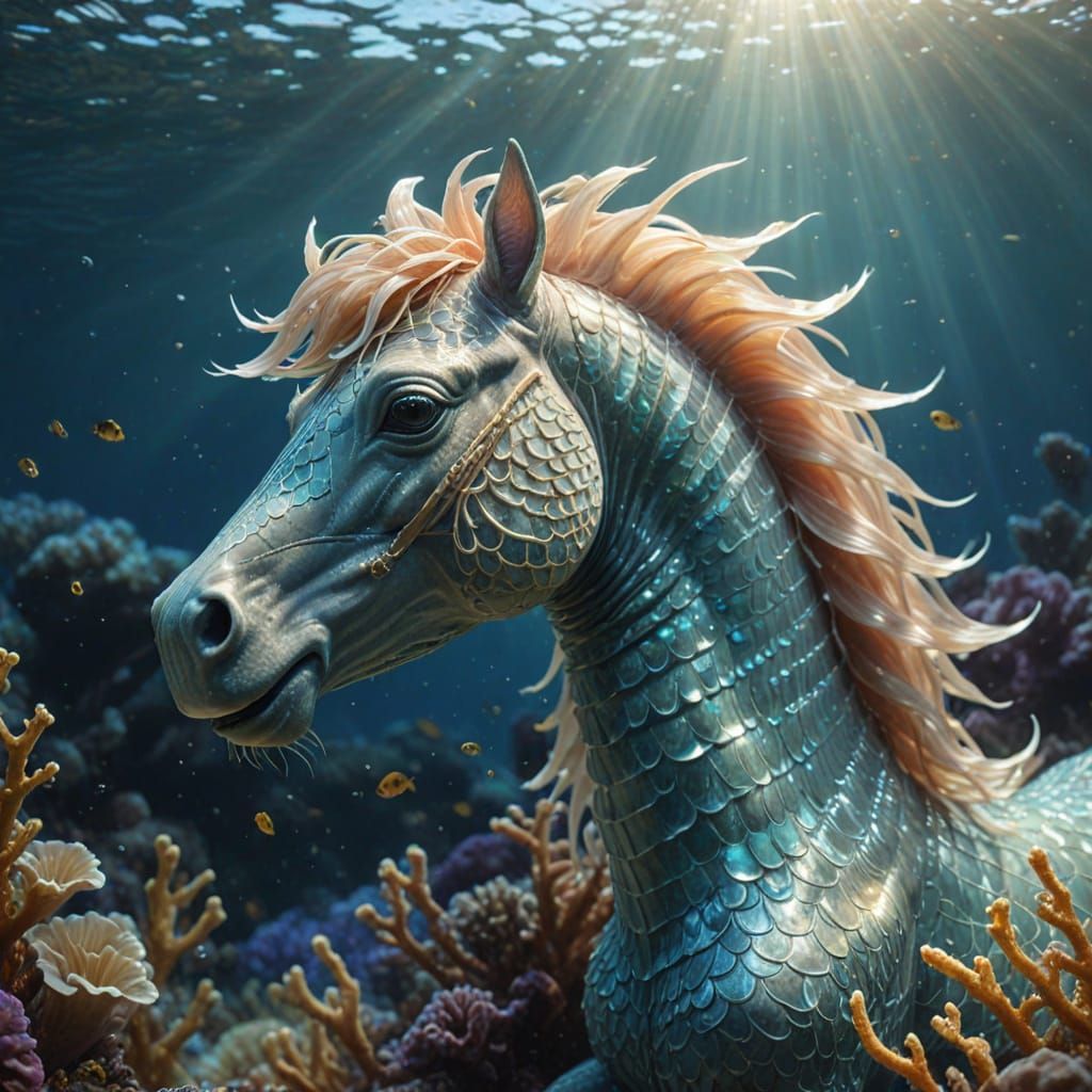 Ethereal Sea Creature in Fantasy Style