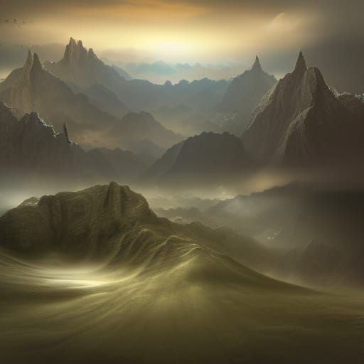 Expression of Despair in Photorealistic Matte Painting