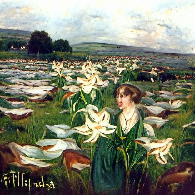 Lily Field in Bloom