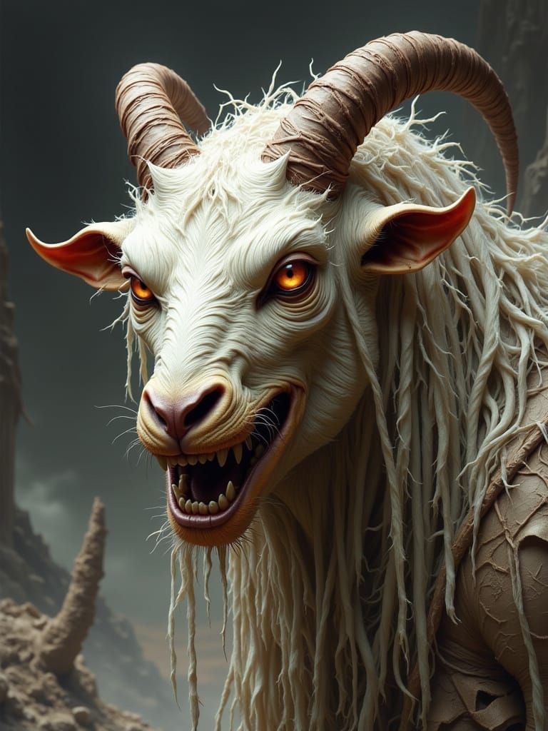 Possibly a demonic goat