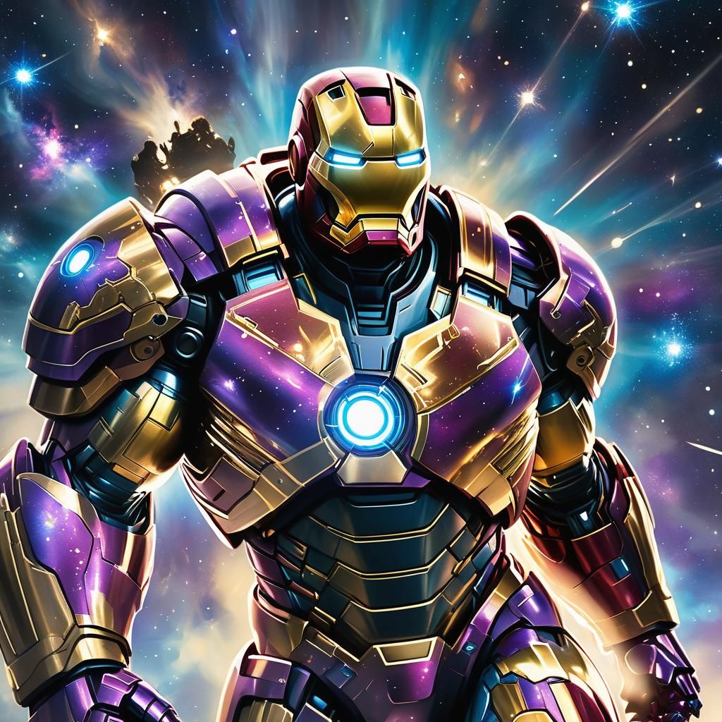 Cosmic Hulkbuster Armor in Supernova, Marvel Concept Art