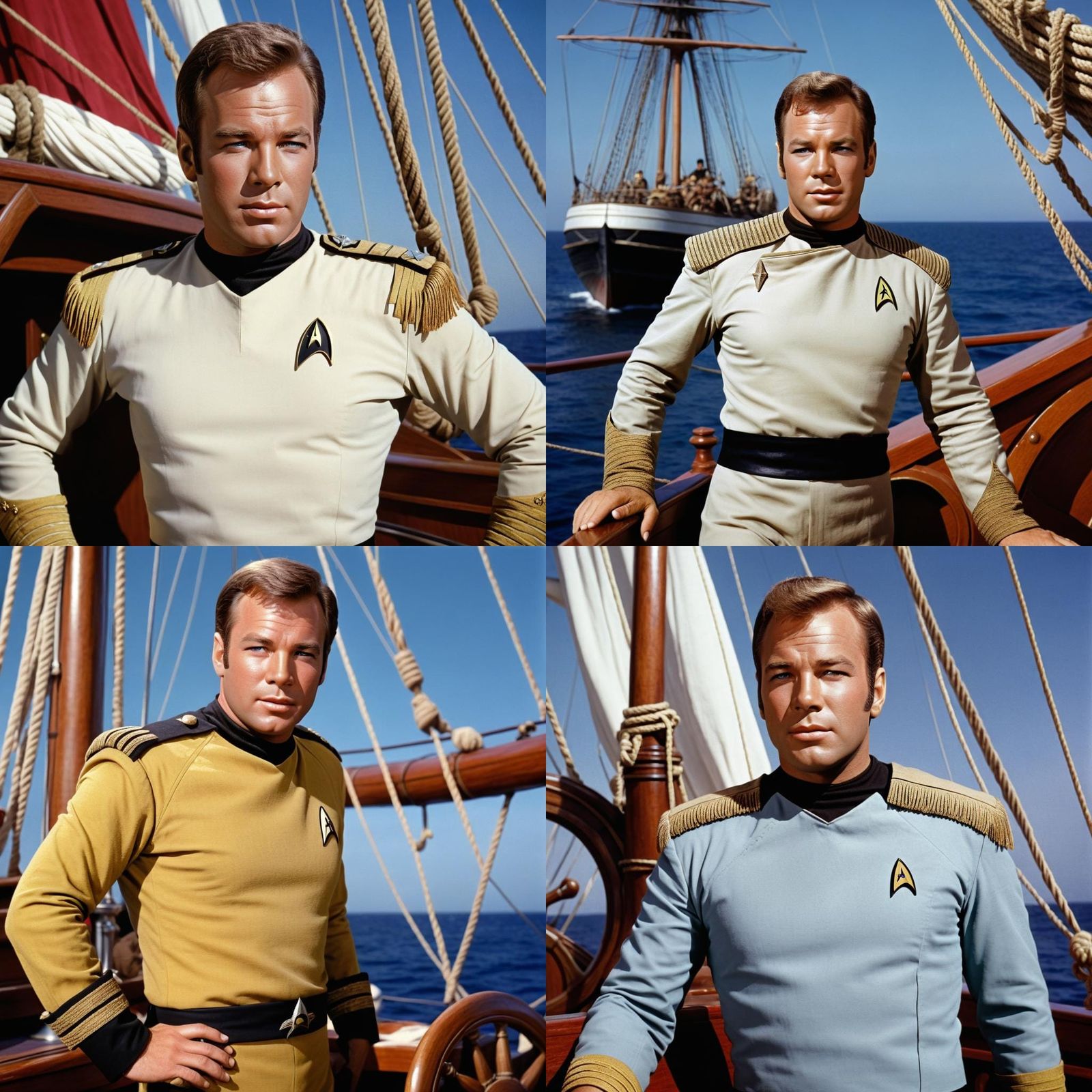James Kirk: Sailing Ship Captain Portrait