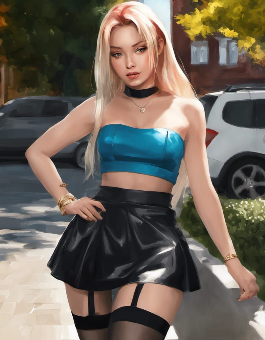 Radiant Woman Portrait with Diamond Aesthetic