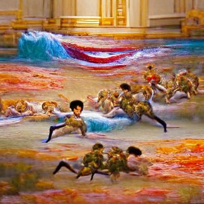 Trump's Surreal Flight: An Impressionistic Renaissance Visio...