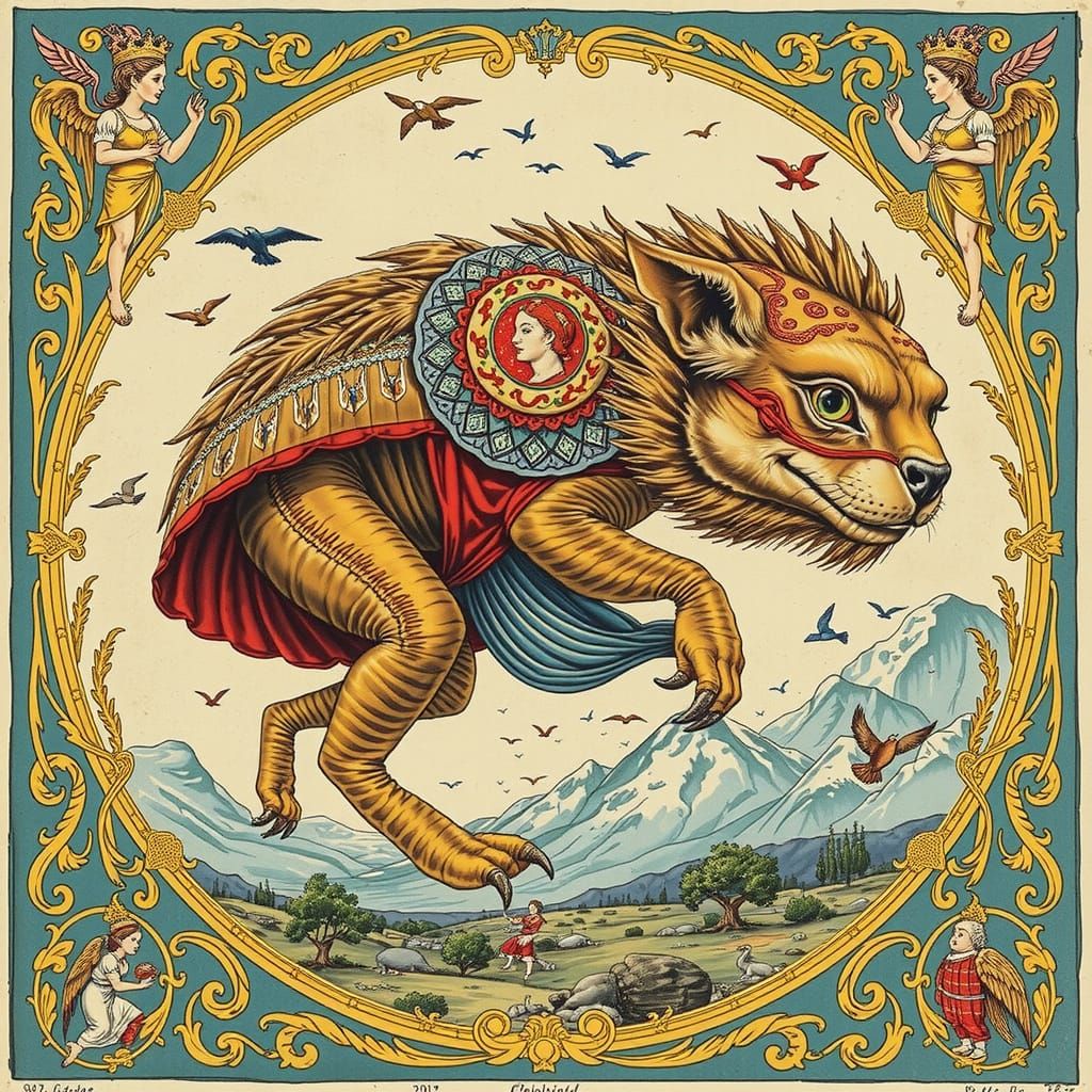 Surreal and Unseen Worlds in Seraphinianus Style