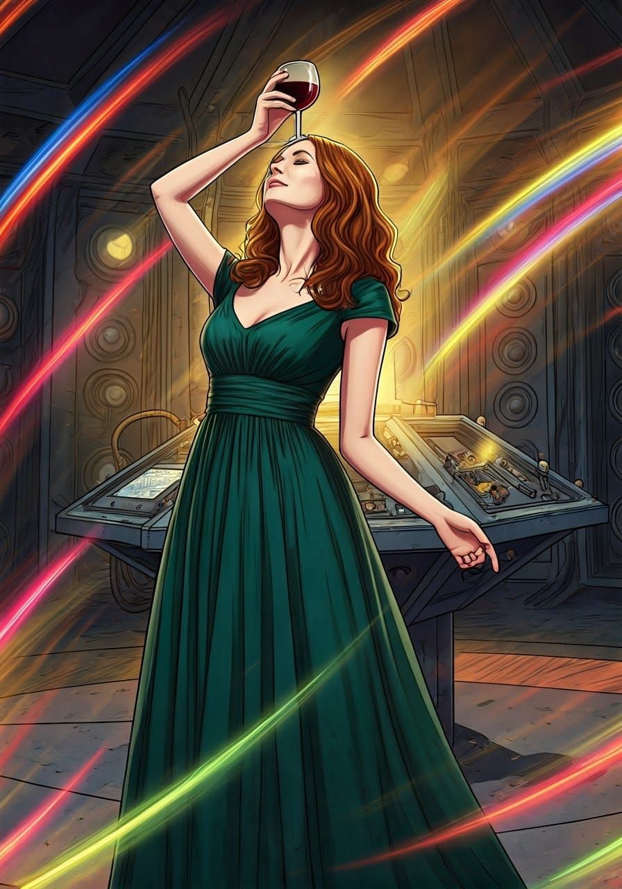 Elegant Doctor Who Party Scene