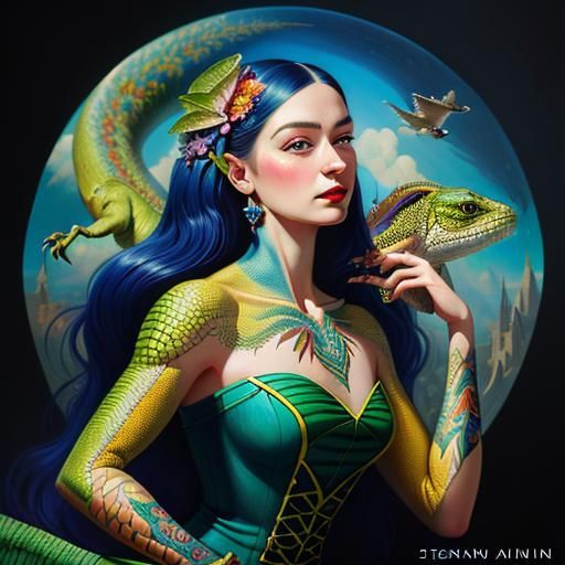 Lizard woman