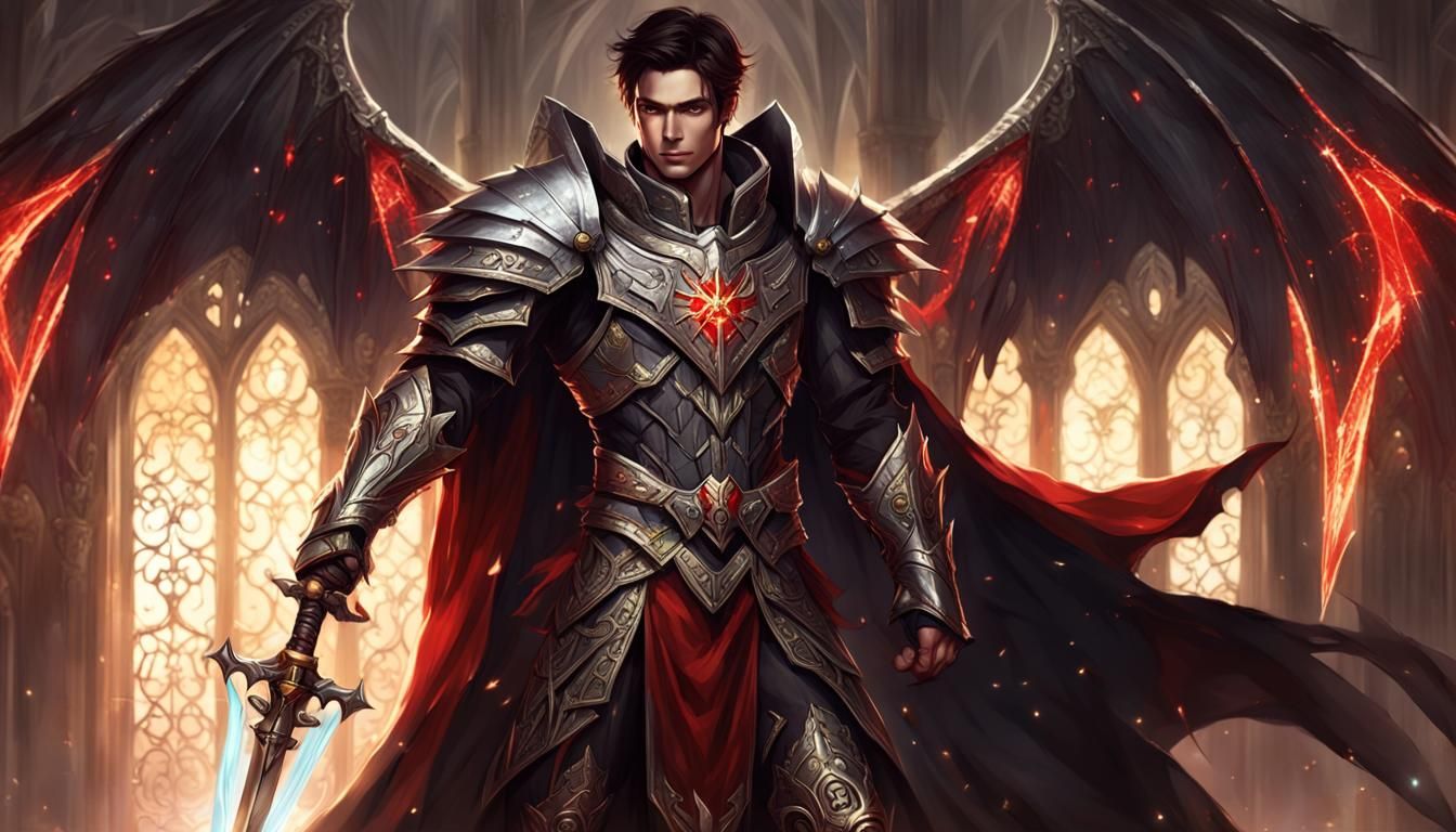 Radiant Aasimar Paladin Conquers with Angelic Aura