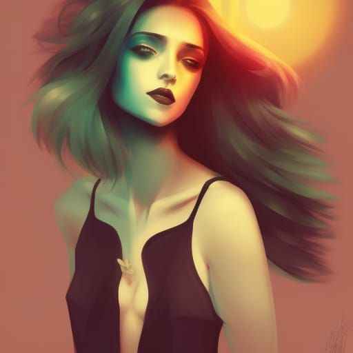 Lesbian Vampire Lovers Under the Moon: Pop Art