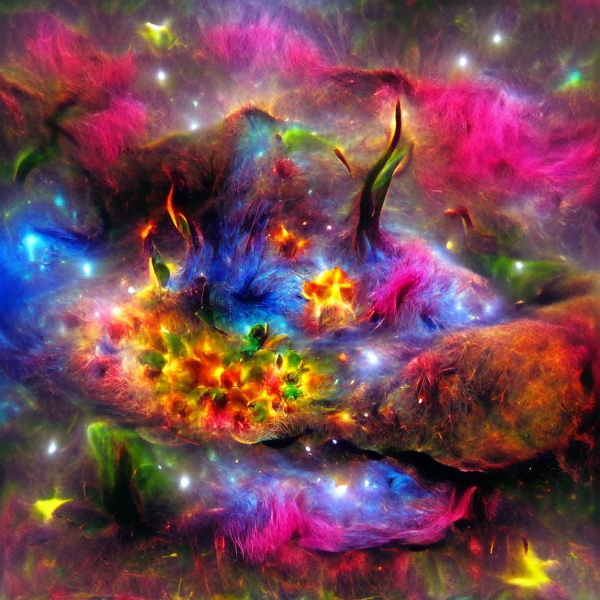 Spectacular Cosmic Explosion of Light and Color