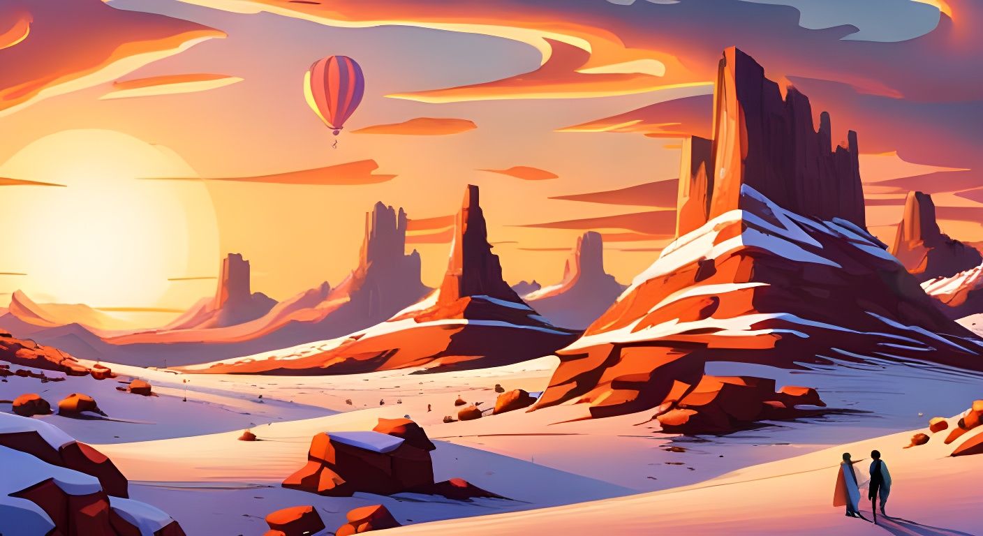 The Wild West, the desert