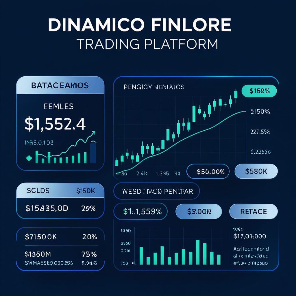 Dinamico Finlore Trading Platform UI Design