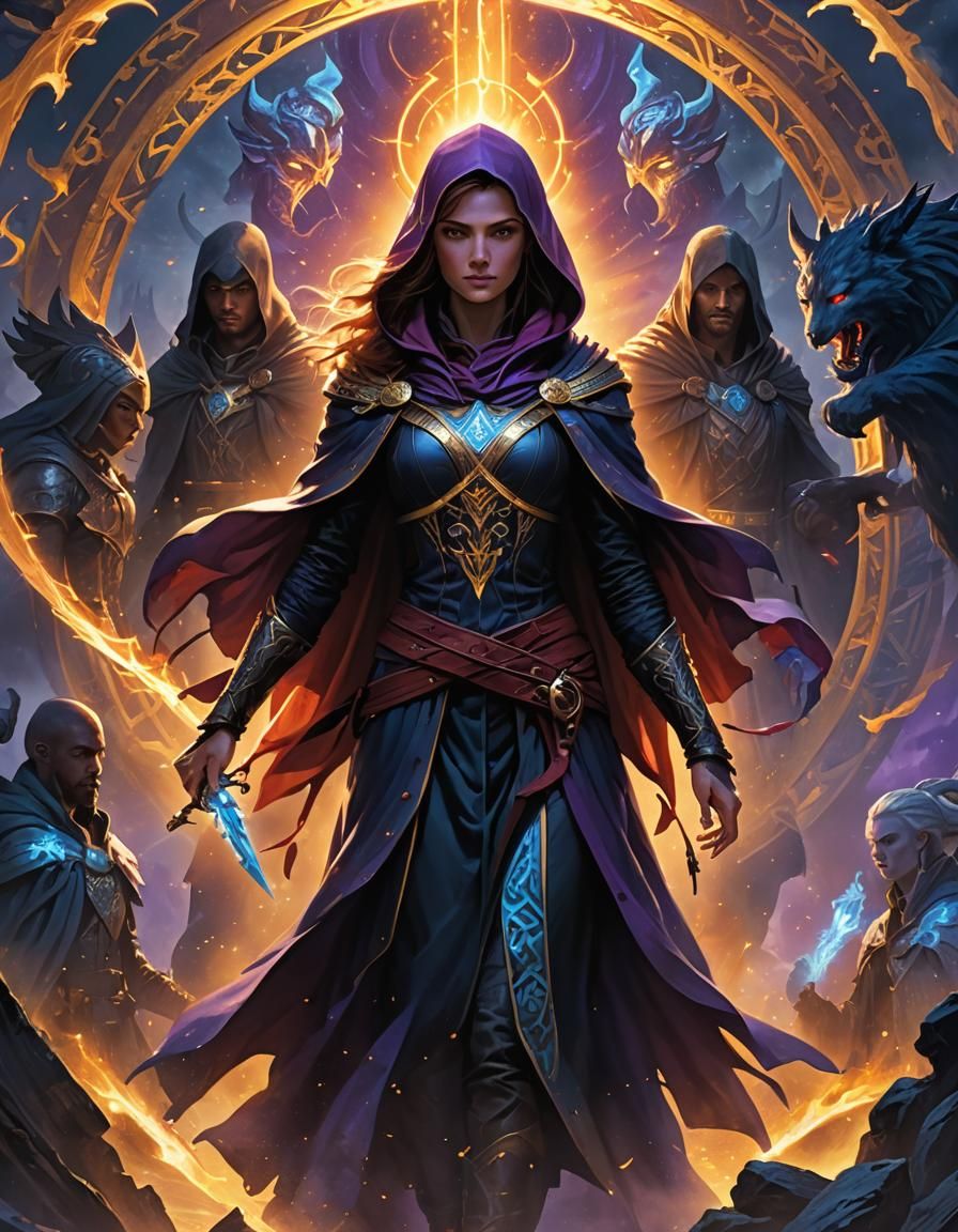 Fantasy Book Cover: Woman Between Light and Shadow