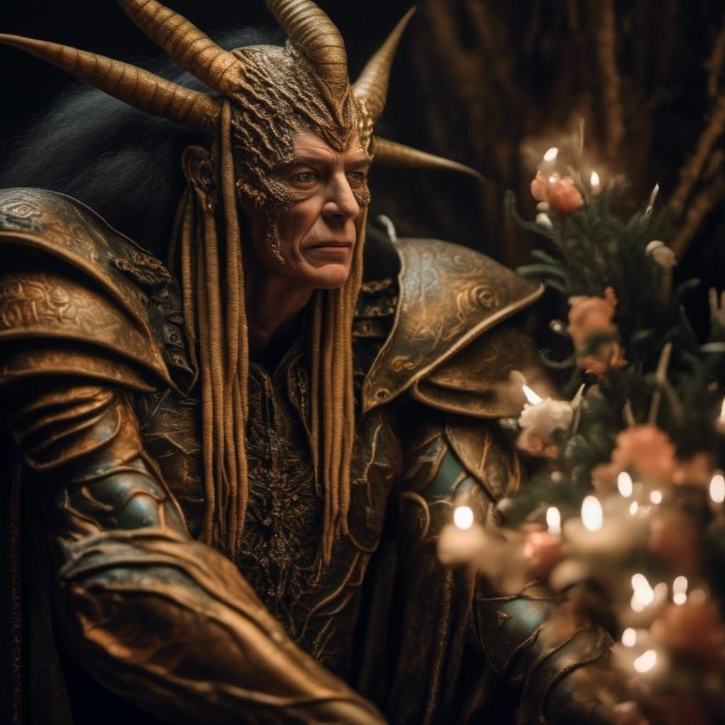 Museum Portraits Party at Night: Hyperrealistic Photography