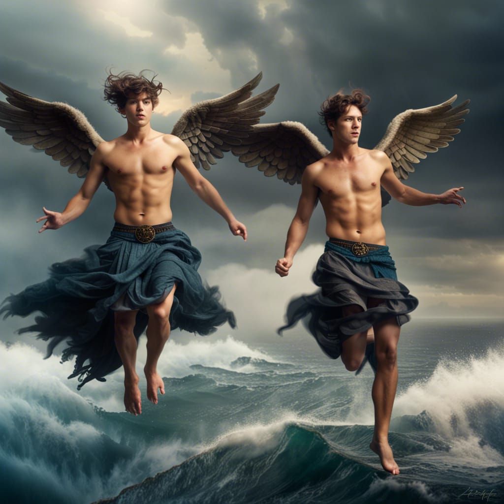 Calais and Zetes (with one deformed foot)